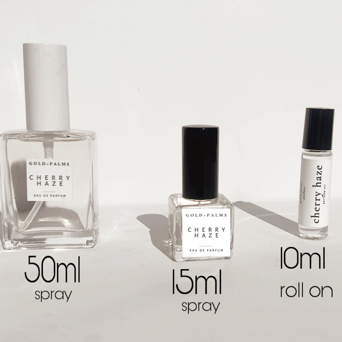 Perfume sizes