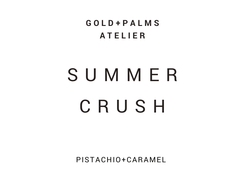 Pistachio caramel banner
