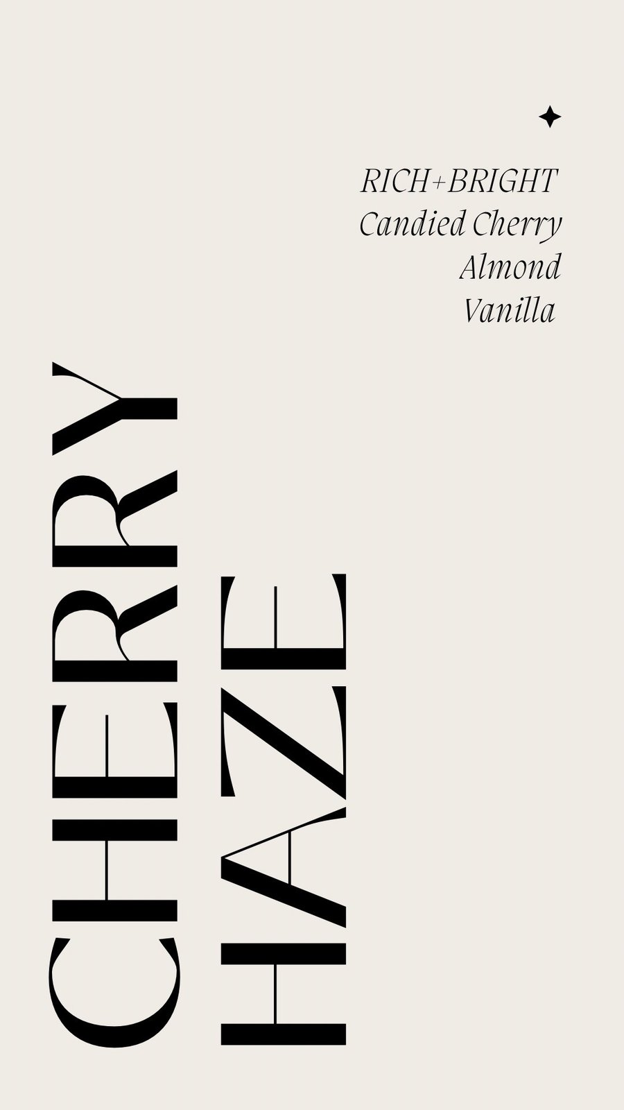 cherry haze gold + palms logo