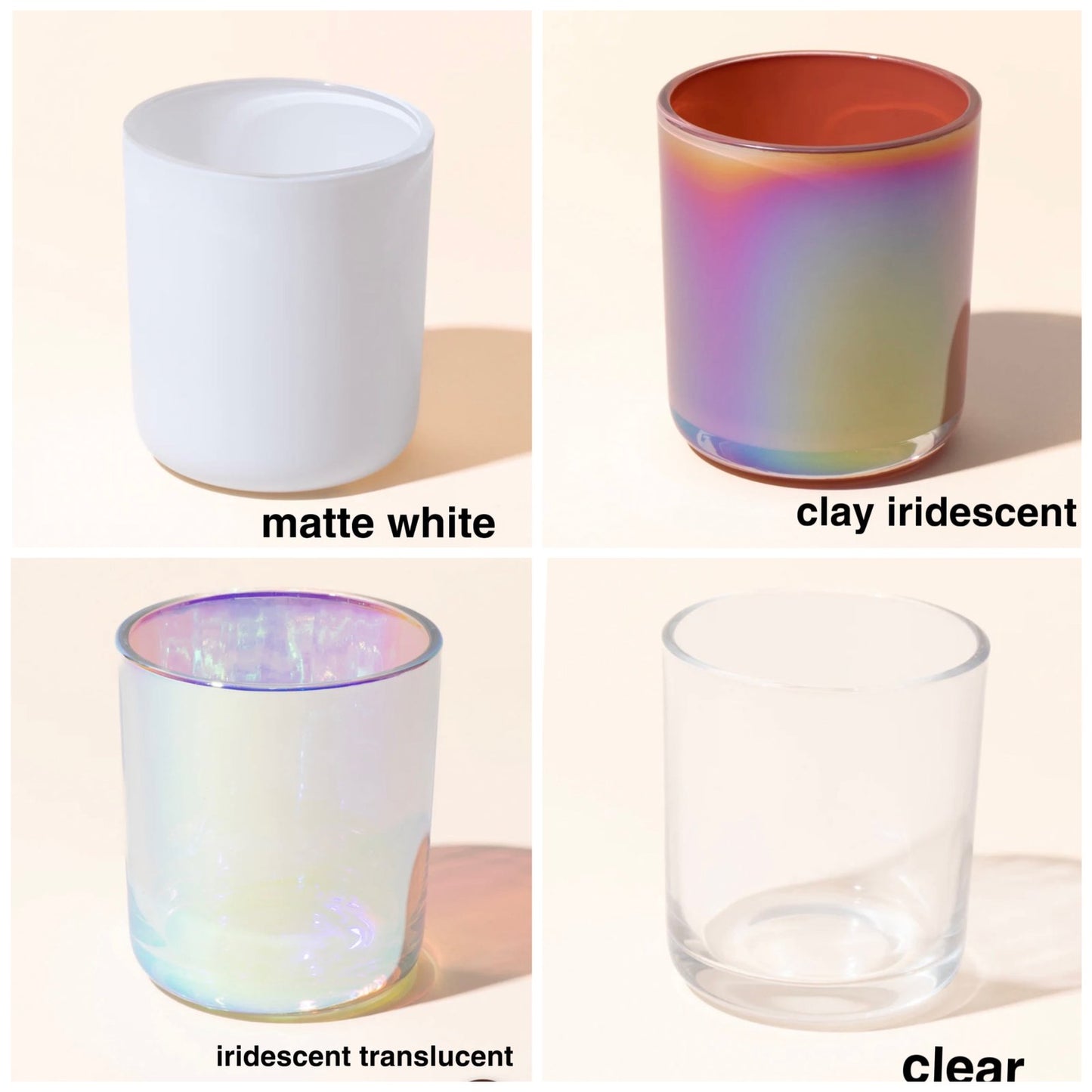 Customizable scented soy wax vessel