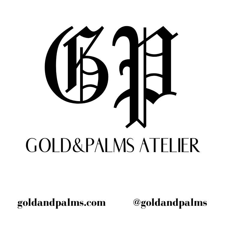 Gold and Palms Atelier logo