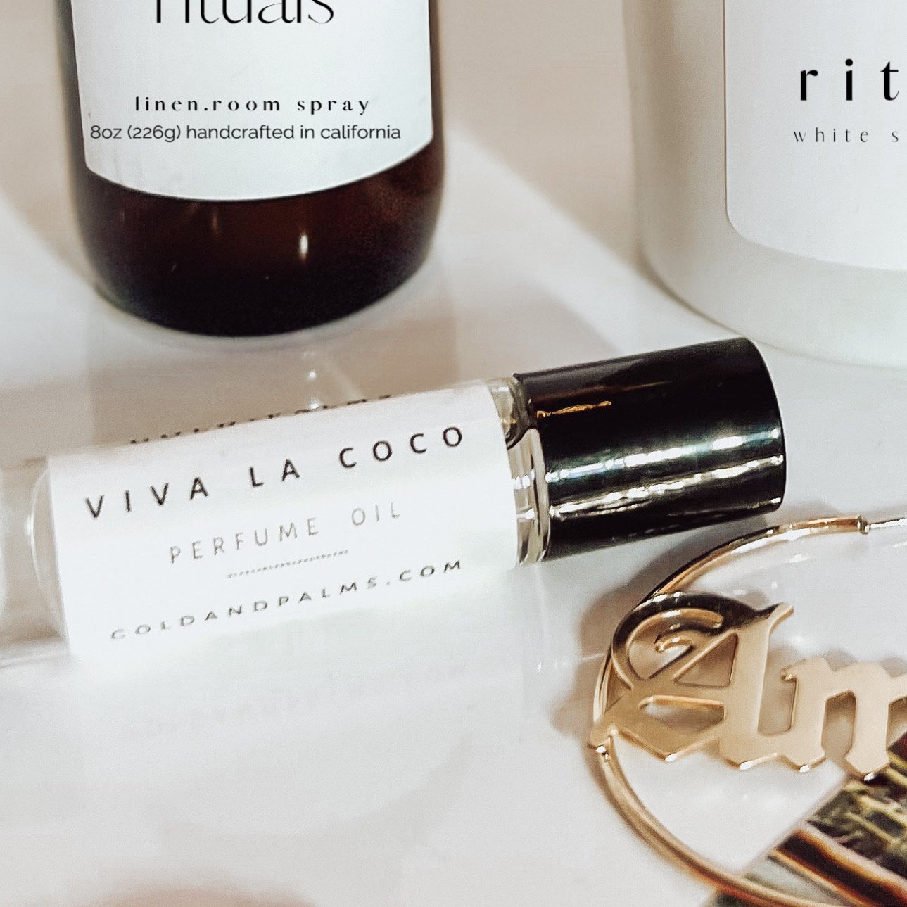 10 ml gender neutral coconut vanilla fragrance roller ball oil perfume